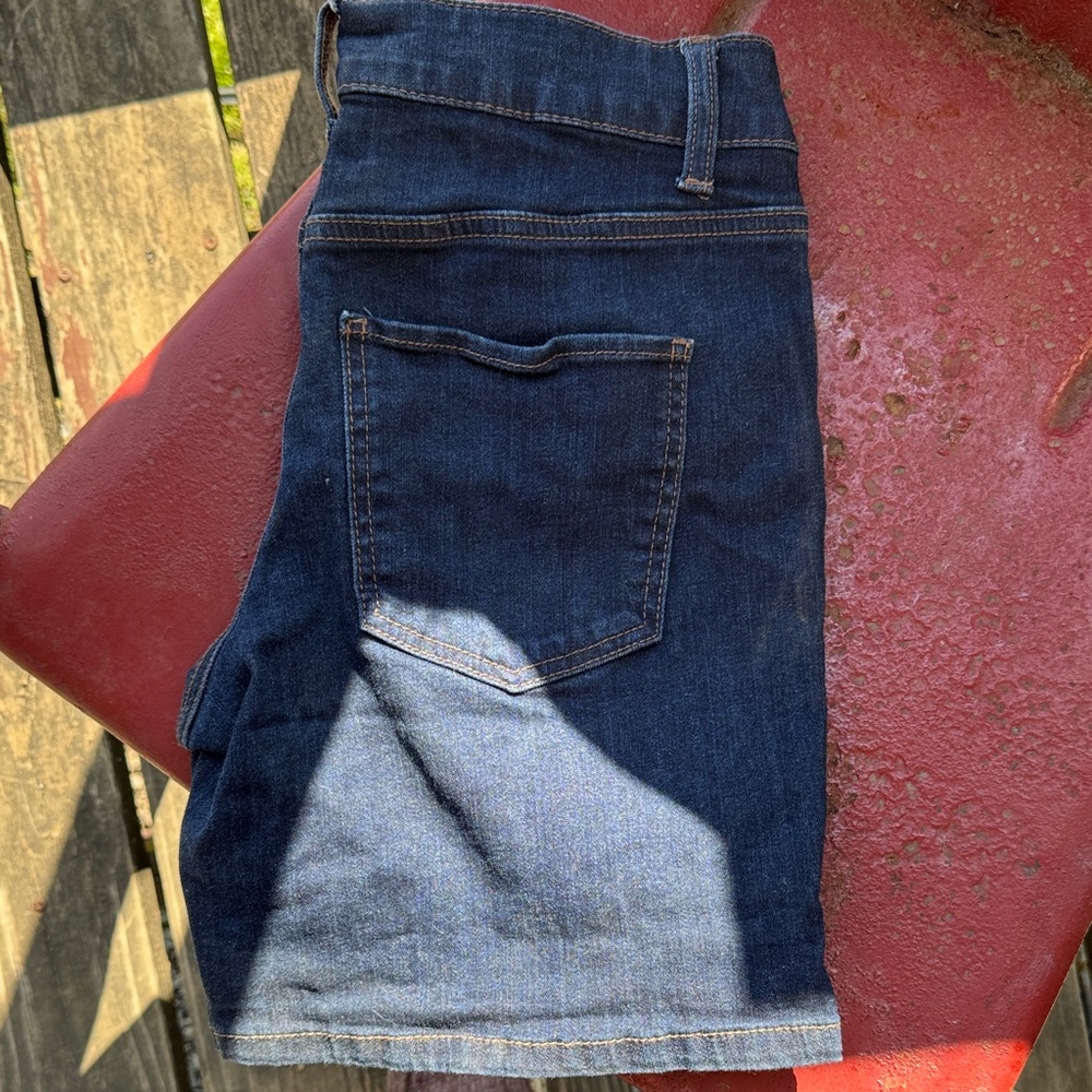 Maurices Dark Indigo Denim Jean Shorts